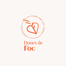 "Dones de Foc", imagen corporativa . Br, ing, Identit, and Graphic Design project by Lora Ninova - 08.06.2016