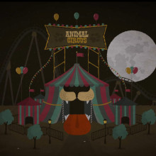 Animal Circus. Traditional illustration, Animation, and Graphic Design project by Jaime Rodríguez Carnero - 08.08.2016