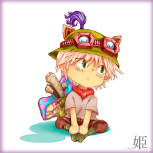 Chibi Teemo Drawing. Design, and Comic project by Sara C. Rodríguez - 08.14.2016
