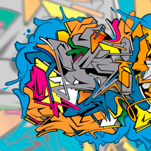 Graffiti Digital Fire Vector es un proyecto hacerlo funcional para crear productos como franelas, mochilas, gorras, carteras y cualquier otro articulo que puedan ser usados para nuestras necesidades.. Un proyecto de Diseño gráfico y Arte urbano de Michael Fernandez - 14.08.2016