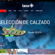http://www.izas-outdoor.com/. Un proyecto de Desarrollo Web de Juan Carlos García - 17.08.2016