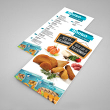 Frozen Food | Alimentos Congelados - Flyer. Design editorial, e Design gráfico projeto de Ana Silva - 14.11.2014
