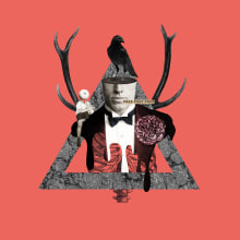 DEATH. Traditional illustration, and Collage project by Ricardo Calvo - 05.20.2015