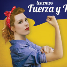 Campaña mujer trabajadora 2015. Un proyecto de Fotografía y Diseño gráfico de Oliver Martín - 23.08.2016