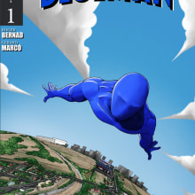 Blueman. Comic project by Roger Bernad - 02.14.2013