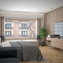 Apartamento en Madrid. Un proyecto de Diseño, 3D y Arquitectura interior de Alfonso Perez Alvarez - 24.08.2016