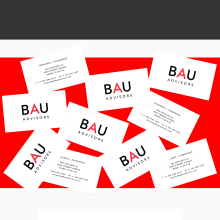 Bau Advisors Logo. Br, ing e Identidade, e Design gráfico projeto de Stephanie - 25.08.2016
