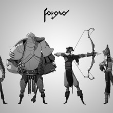 FORGED. Design de personagens, e Comic projeto de Pablo Rocha Atrio - 28.08.2016
