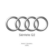 Evento Audi: Presentación Audi Q2 (2º Curso Interiorismo Gráfico). Un proyecto de Diseño, Eventos, Arquitectura interior, Diseño de interiores y Vídeo de María Cabaleiro - 29.08.2016