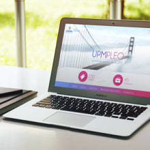 UPMpleo - Portal de Empleo de la UPM. UX / UI, Br, ing, Identit, Web Design, and Naming project by Nuria Muñoz - 08.29.2016