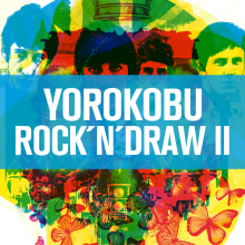 Retratos Yorokobu Rock´n´Draw II. Ilustração tradicional, e Música projeto de Oscar Giménez - 29.08.2016