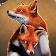 They Foxes. Un proyecto de Ilustración de Ana del Valle Seoane - 29.08.2016
