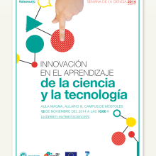 Carteles para la Semana de la Ciencia. Un proyecto de Diseño de Gemma de Castro - 31.08.2015