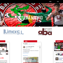 Pagina Web realizada para el Equipo de Balonmano Osuna Madrid. Un proyecto de Diseño Web de Emilio Jesús Pérez Pileta - 16.05.2016