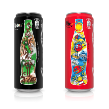 Coca-Cola Sleek Cans Illustration. Un proyecto de Ilustración tradicional, Br, ing e Identidad y Packaging de Alexandre Azevedo - 06.09.2016
