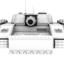 Warhammer 40K: Space Marines Tank. Un proyecto de 3D y VFX de Jesús Pantaleón - 07.08.2016