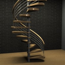 Escaleras de caracol. Un proyecto de 3D y Arquitectura de Susana Costoya - 11.09.2015
