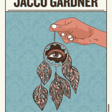 Cartel concierto Jacco Gardner. Design project by Miriam Díaz Méndez - 08.19.2016