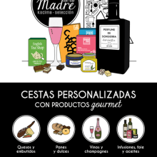 Cartel ilustrado para "Kocima" tienda gourmet especializada. Design project by Miriam Díaz Méndez - 04.30.2016