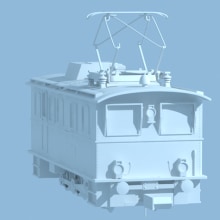 Tren Cremallera Edelweiss. Un proyecto de 3D de Jesús Pantaleón - 06.08.2016