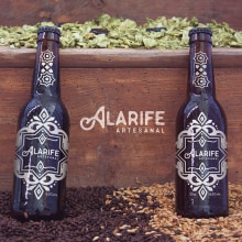 Cerveza Alarife Artesanal  - By Wo! Creative. Design, Publicidade, Design gráfico, e Packaging projeto de Moisés Miranda - 13.09.2016