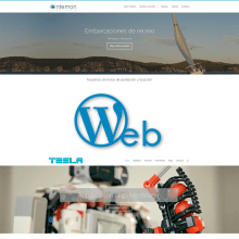 Diseño web con el tema DIVI de WordPress. Un proyecto de Diseño Web y Desarrollo Web de Nowe Creative Formación y Diseño - 15.09.2016