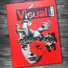 Portada para la revista Visual. Un proyecto de Diseño, Dirección de arte, Diseño editorial, Diseño gráfico y Collage de Rebeka Elizegi - RBK collage - 13.10.2016