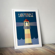 Ilustración Lighthouse. Un proyecto de Diseño gráfico de VerraKo - 16.09.2016