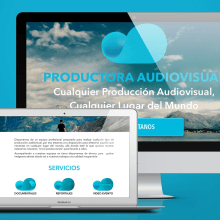 Web Cinco Producciones. Productora Audiovisual. Web Design projeto de Arnau Freixas Martín - 16.09.2016
