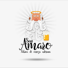 Cerveza Artesana San Amaro. Un proyecto de Br, ing e Identidad, Diseño gráfico y Packaging de Javier Alés - 17.09.2016