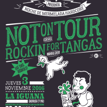 Not On Tour.. Un proyecto de Ilustración tradicional y Diseño gráfico de Jaime Rodríguez Carnero - 18.09.2016
