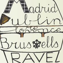 Travel Bucket List Lettering. Graphic Design project by María Hoyos Gutiérrez - 04.28.2016