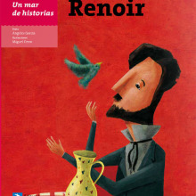 Renoir, libro ilustrado 2016. Traditional illustration, and Editorial Design project by Miguel Cerro - 09.19.2016