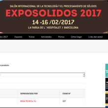 Nuevo catálogo Exposólidos. Web Design, and Web Development project by Ingeweb.es Soluciones Informáticas - 08.18.2016