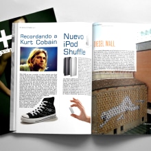 D+ Magazine. Design editorial, e Design gráfico projeto de Jaime Pavón - 20.01.2006