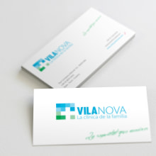 Branding Clínica Vilanova. Br, ing e Identidade, e Design gráfico projeto de Jaime Pavón - 01.08.2013