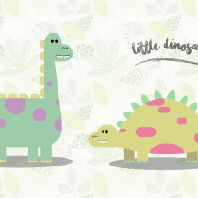 Little Dinosaur. Un proyecto de Diseño e Ilustración tradicional de Sonia Medina Malón - 20.09.2016