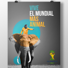 Carteles FIFA World Cup Brasil 2014. Publicidade, e Design gráfico projeto de Yeray Sagarna Benítez - 05.05.2014