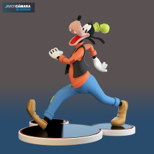 3D character modeling - Goofy . Design, 3D, Animação, Design gráfico, Design de brinquedos, e Comic projeto de Javier Cámara - 21.09.2016