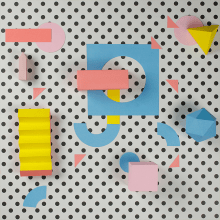 Colorful Paper Craft Alphabet. Direção de arte, Artesanato, Design gráfico, Design de cenários, e Papercraft projeto de Vasty - 25.05.2016