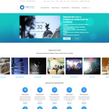 Diseño página web - Videocontent . Un proyecto de Diseño Web de Néstor Tejero Bermejo - 26.09.2016