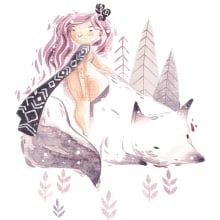 White Wolf. Un proyecto de Ilustración tradicional, Diseño de personajes y Bellas Artes de Lydia Sánchez Marco - 26.09.2016