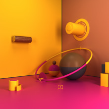 Colorful room. Un proyecto de Diseño, 3D y Dirección de arte de Luis Yrisarry Labadía - 26.09.2016