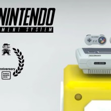 Super Nintendo Promo | Cinema 4D. 3D, Arquitetura, Direção de arte, e Design de produtos projeto de aitormolerogarcia - 28.09.2016