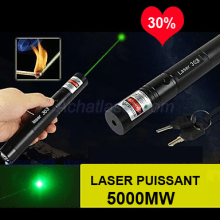 Pointeur laser bleu 10000mW pas cher et plus puissant avec clé