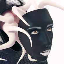 Gaga "Black". Design, 3D, e Direção de arte projeto de Jorge Gago López - 02.10.2016
