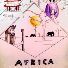 Cómic África. Un proyecto de Diseño y Bellas Artes de Moisés Leandro Pinzón Mateus - 04.10.2016