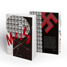 Rediseño de cubierta de la novela gráfica MAUS. Un proyecto de Diseño, Diseño editorial, Diseño gráfico y Cómic de Marina Alonso San Miguel - 05.10.2016
