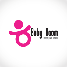 Logo Baby Boom. Design, Gestão de design, Design gráfico, Design de produtos, Tipografia, e Naming projeto de Marc Cormand Fernandez - 06.10.2016