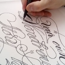 Lettering sobre tela Ein Projekt aus dem Bereich Grafikdesign, T, pografie und Kalligrafie von LetteringShop - 06.10.2016